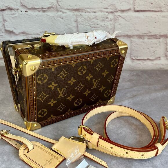 Louis Vuitton Rare Petite Valise Trunk Crossbody Bag - Picture 2 of 16